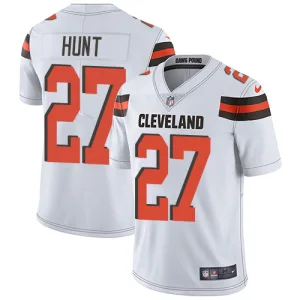 collectible exclusive iconic fashionable Browns #27 Kareem Hunt White Men's Stitched NFL Vapor Untouchable Limited Jersey