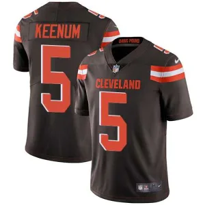 exclusive luxury crafted superior Browns #5 Case Keenum Brown Team Color Youth Stitched NFL Vapor Untouchable Limited Jersey
