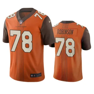 innovative crafted all time limited edition Cleveland Browns #78 Greg Robinson Brown Vapor Limited City Edition NFL Jersey