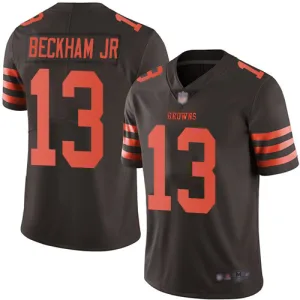 innovative superior legendary original Browns #13 Odell Beckham Jr Brown Men's Stitched NFL Limited Rush Jersey