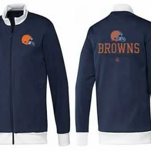 inspired original next level sporty NFL Cleveland Browns Victory Jacket Dark Blue
