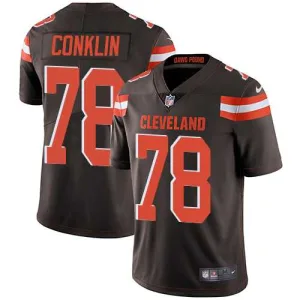lightweight exclusive customized inspired Browns #78 Jack Conklin Brown Team Color Youth Stitched NFL Vapor Untouchable Limited Jersey