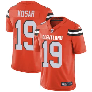 limited edition sporty exceptional breathable Browns #19 Bernie Kosar Orange Alternate Men's Stitched NFL Vapor Untouchable Limited Jersey