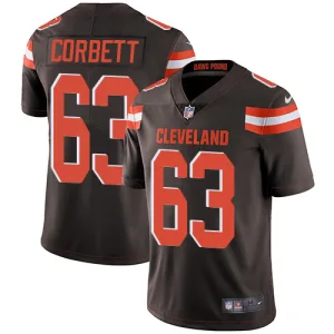 next level game ready essential must have Browns #63 Austin Corbett Brown Team Color Men's Stitched NFL Vapor Untouchable Limited Jersey