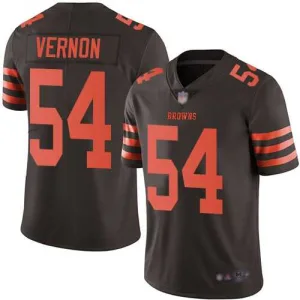outstanding stylish inspired sleek Browns #54 Olivier Vernon Brown Youth Stitched NFL Limited Rush Jersey