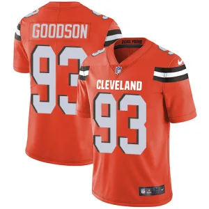 unique high performance trendy original Browns #93 B.J. Goodson Orange Alternate Men's Stitched NFL Vapor Untouchable Limited Jersey